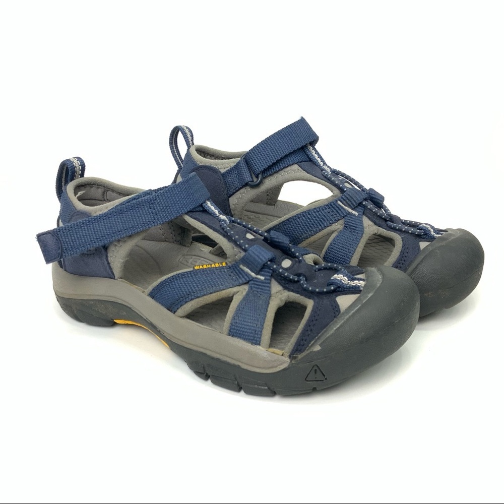 KEEN Boys Venice Blue Hiking Sports Sandals Waterproof Comfort' Size 1 - Picture 1 of 14